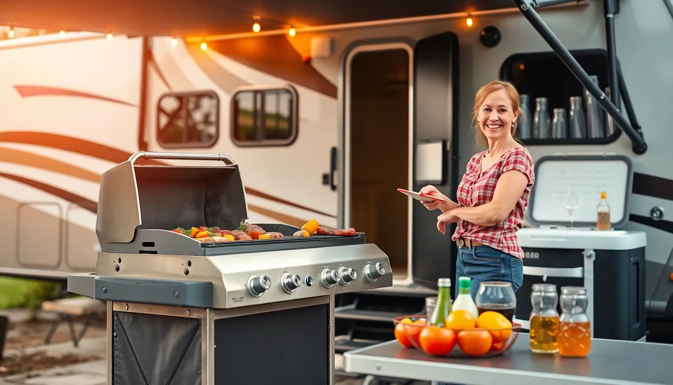 25 Genius Outdoor RV Patio Ideas That Transform Your Campsite Into Paradise 2 25 Genius Outdoor RV Patio Ideas That Transform Your Campsite Into Paradise 1