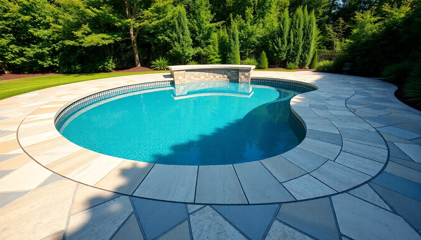 25 Stunning Oval Pool Deck Ideas to Transform Your Backyard in 2025 2 25 Stunning Oval Pool Deck Ideas to Transform Your Backyard in 2025 1