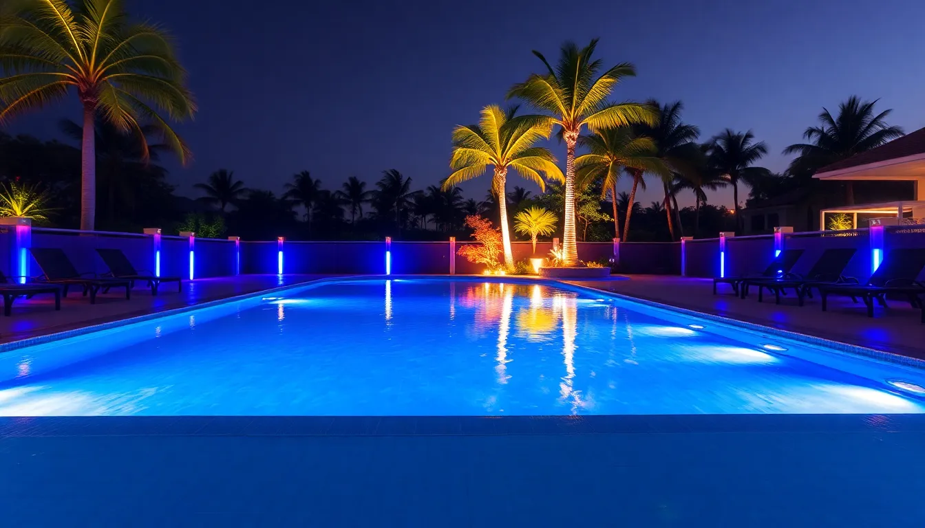 25 Stunning Pool Deck Lighting Ideas to Transform Your Backyard Oasis 2 25 Stunning Pool Deck Lighting Ideas to Transform Your Backyard Oasis 1