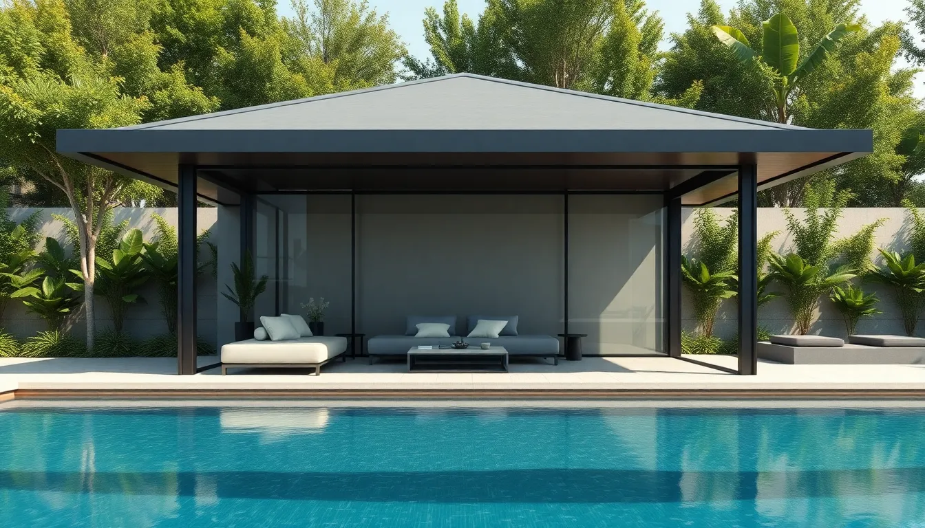 25 Stunning Pool Gazebo Ideas & Cabanas to Transform Your Backyard Oasis 2 25 Stunning Pool Gazebo Ideas & Cabanas to Transform Your Backyard Oasis 1