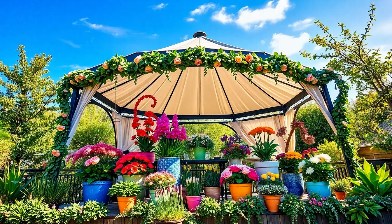 15 Stunning Pop Up Gazebo Decorating Ideas to Transform Your Outdoor Space 1