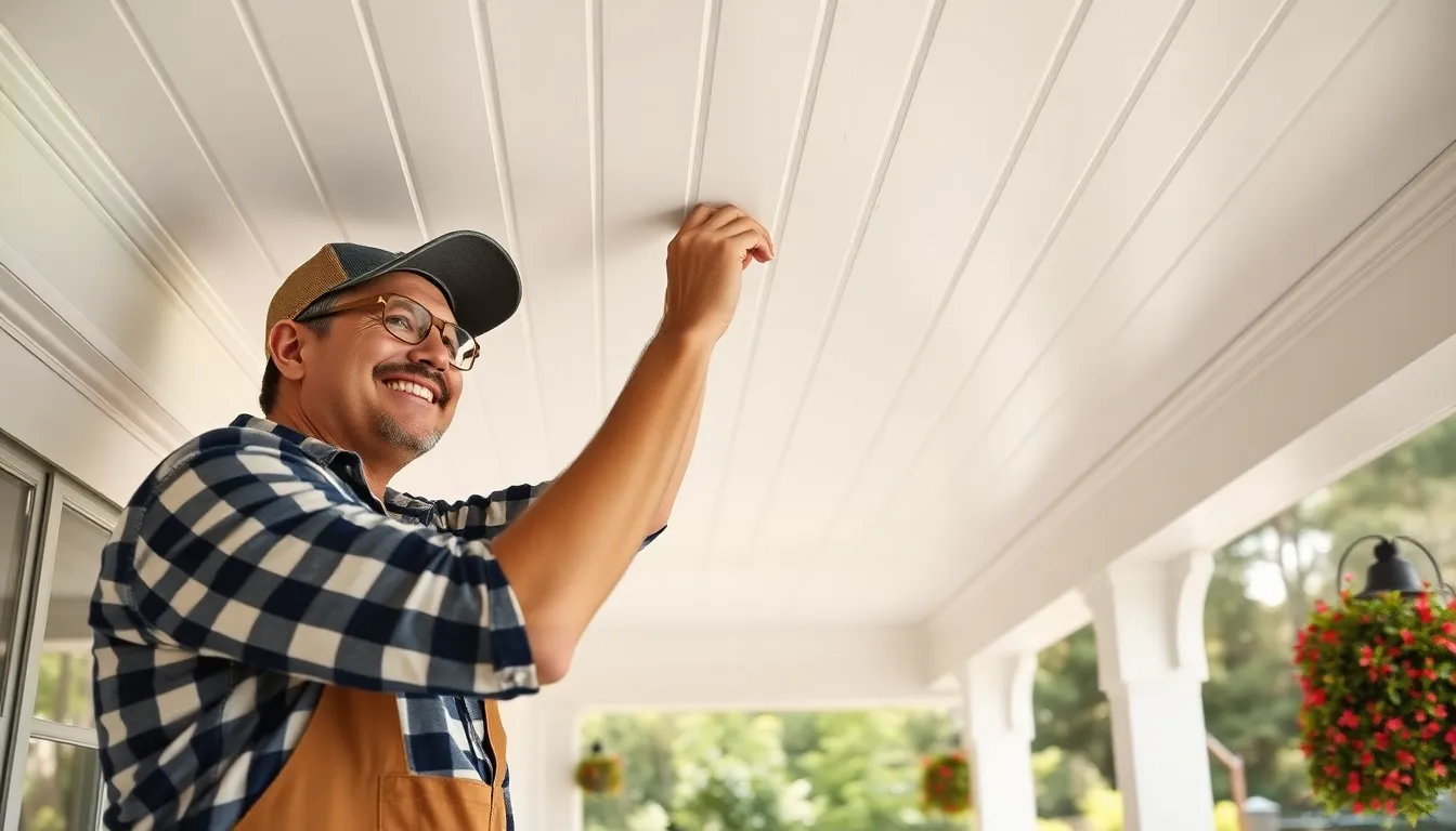 15 Cheap Porch Ceiling Ideas That Look Expensive (Under $100 Each!) 2 15 Cheap Porch Ceiling Ideas That Look Expensive (Under $100 Each!) 1
