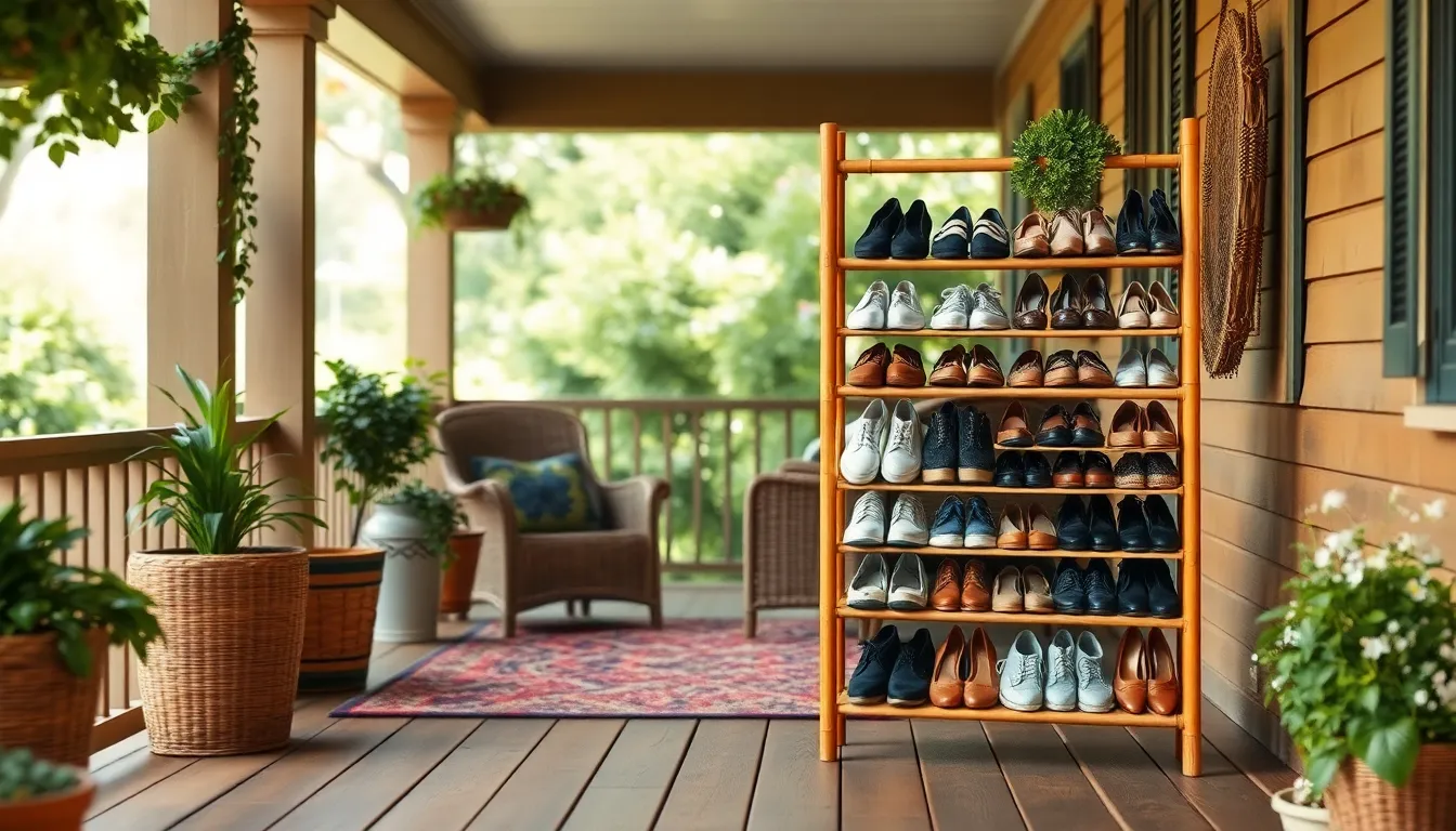 25 Clever Porch Shoe Storage Ideas to Organize Your Entryway (DIY & Budget-Friendly) 2 25 Clever Porch Shoe Storage Ideas to Organize Your Entryway (DIY & Budget-Friendly) 1