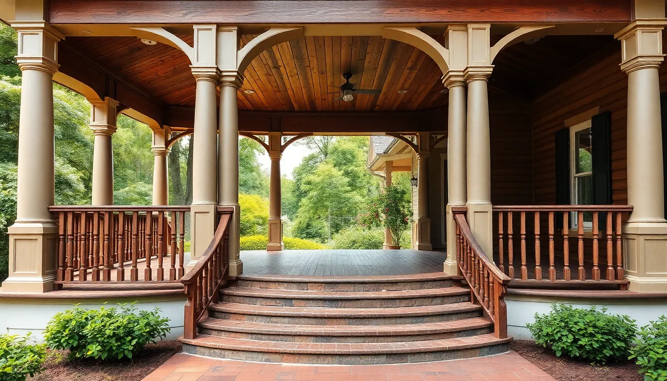 25 Stunning Wooden Porch Steps Ideas That Will Transform Your Home's Curb Appeal 2 25 Stunning Wooden Porch Steps Ideas That Will Transform Your Home's Curb Appeal 1