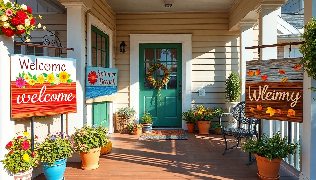 25 Porch Welcome Signs Ideas to Transform Your Front Door in 2025 2 25 Porch Welcome Signs Ideas to Transform Your Front Door in 2025 1