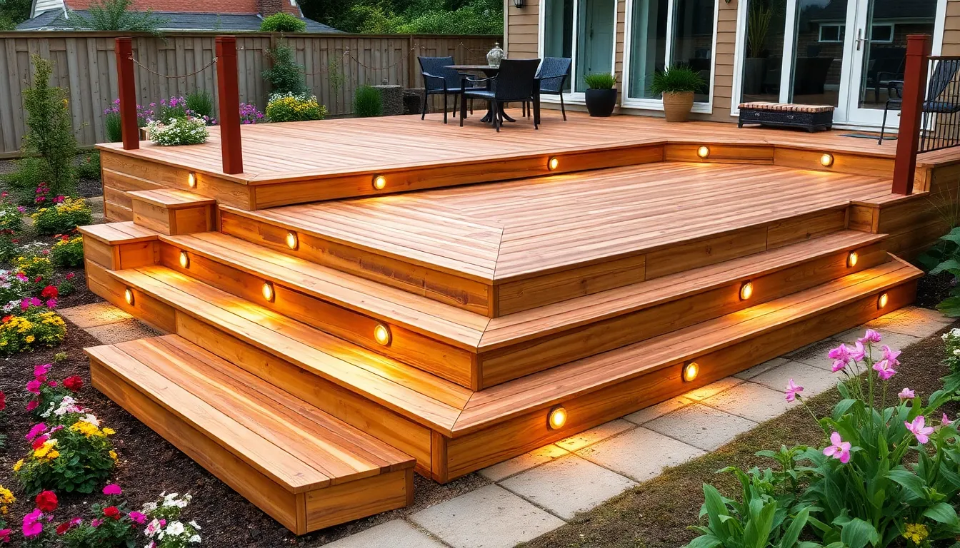 27 Stunning Raised Patio Ideas with Steps to Transform Your Backyard 2 27 Stunning Raised Patio Ideas with Steps to Transform Your Backyard 1