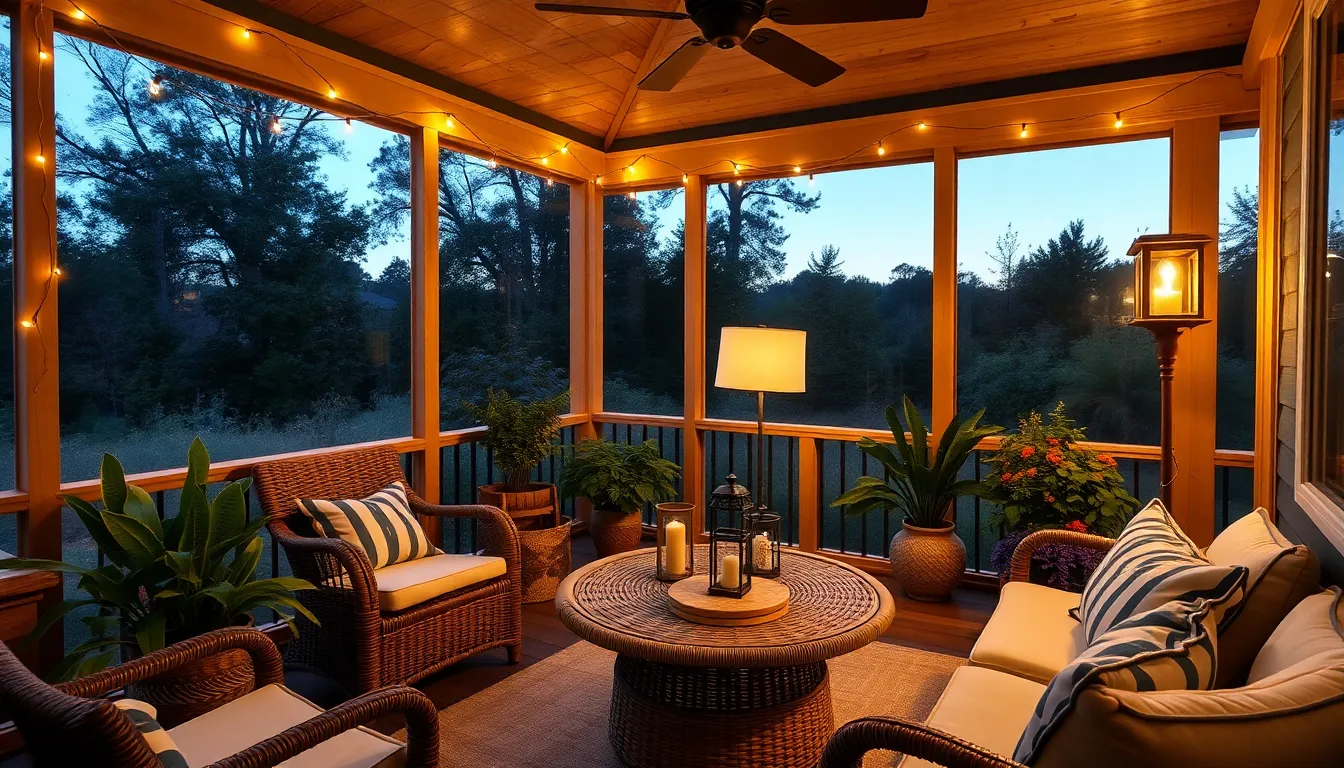 25 Stunning Screen Porch Decorating Ideas to Transform Your Outdoor Space 2 25 Stunning Screen Porch Decorating Ideas to Transform Your Outdoor Space 1