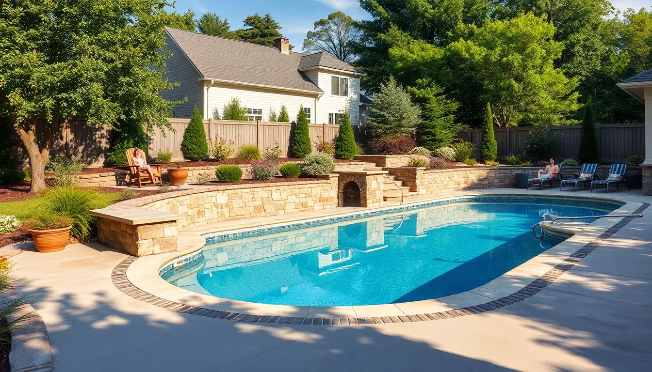 25 Semi Inground Pool Ideas That'll Transform Your Backyard Into a Resort 2 25 Semi Inground Pool Ideas That'll Transform Your Backyard Into a Resort 1