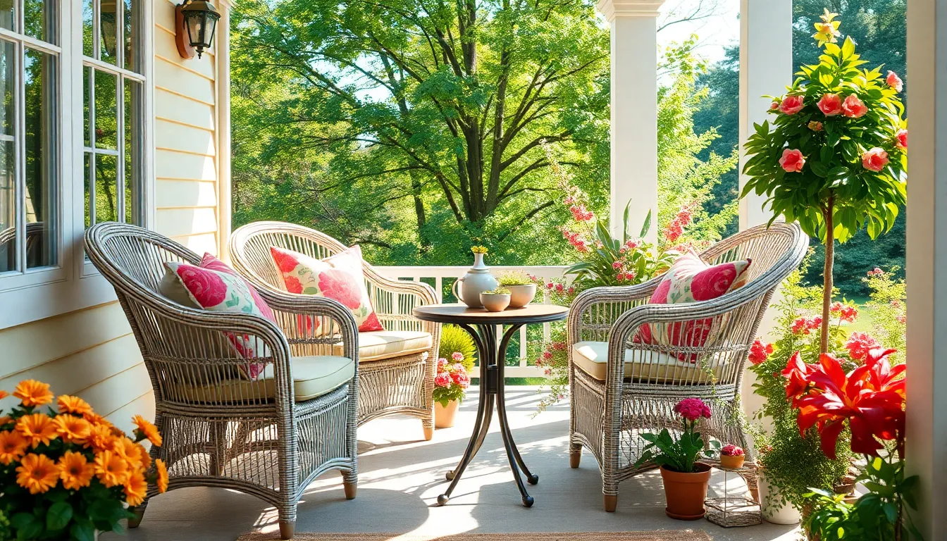 25 Fresh Spring Front Porch Ideas to Transform Your Home's Curb Appeal 2 25 Fresh Spring Front Porch Ideas to Transform Your Home's Curb Appeal 1