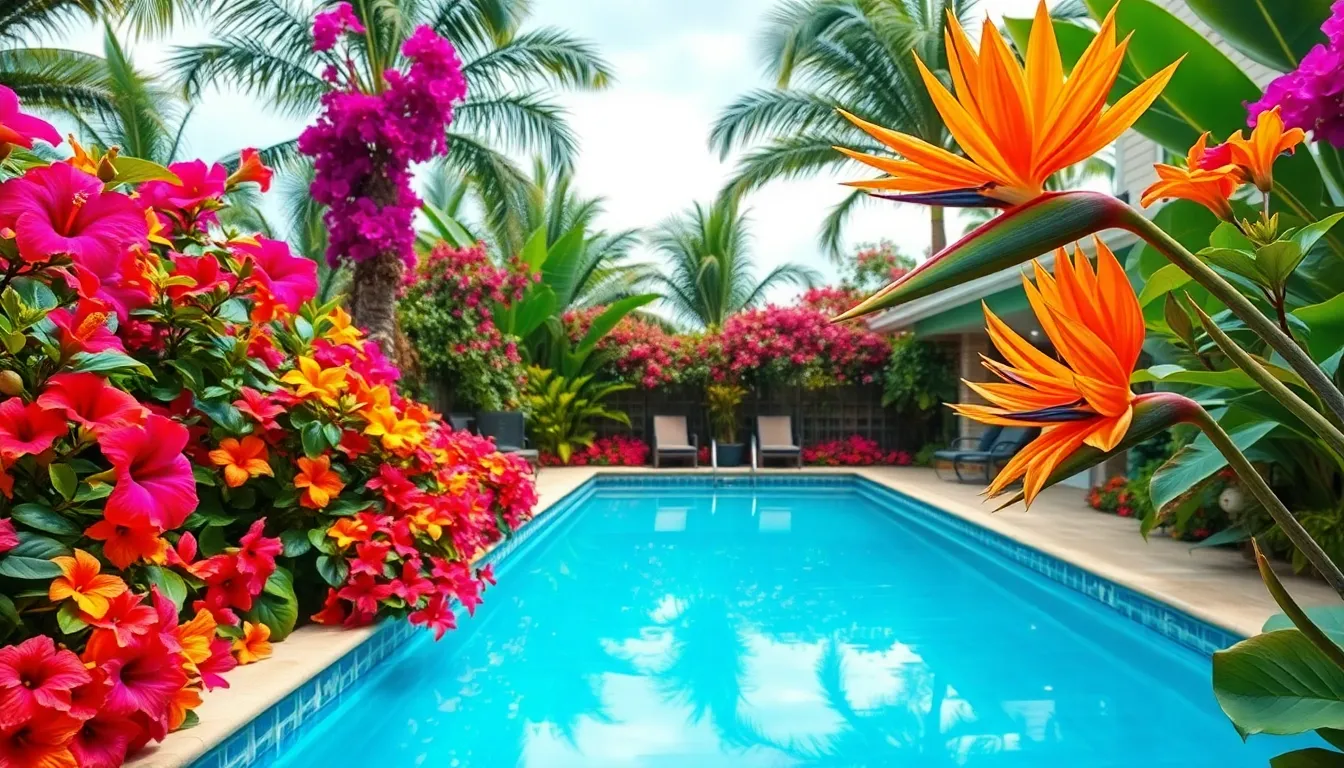 15 Tropical Pool Landscaping Ideas to Transform Your Backyard Into Paradise 2 15 Tropical Pool Landscaping Ideas to Transform Your Backyard Into Paradise 1