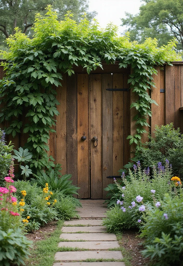 10 DIY Garden Fence Ideas Simple Enough for Beginners 1 10 DIY Garden Fence Ideas Simple Enough for Beginners - 1. Rustic Pallet Fence