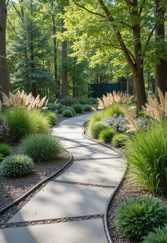 10 Fence Edging Ideas to Define Pathways and Beds - 3. Decorative Metal Edging