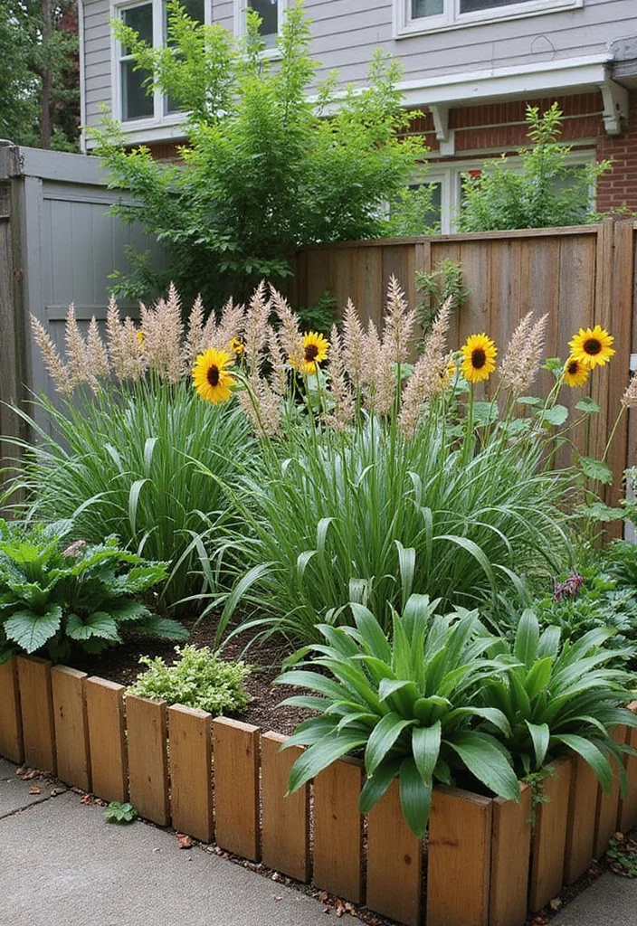 10 Fence Edging Ideas to Define Pathways and Beds - 8. Fencing Panels as Edging