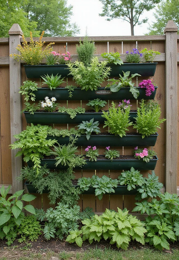 10 Fence Garden Ideas for Growing More in Small Spaces 56 10 Fence Garden Ideas for Growing More in Small Spaces - 6. Vertical Garden Kits