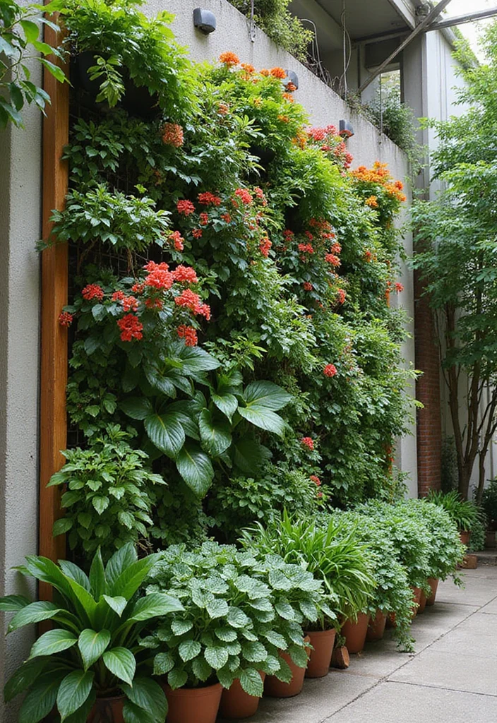 10 Fence Screening Ideas for Shade Privacy and Texture 12 10 Fence Screening Ideas for Shade Privacy and Texture - 2. Vertical Garden Wall