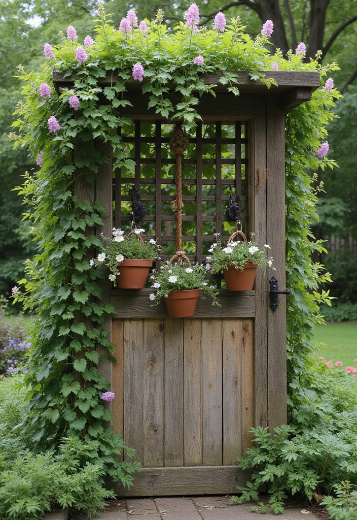 10 Fence Screening Ideas for Shade Privacy and Texture 23 10 Fence Screening Ideas for Shade Privacy and Texture - 3. Wooden Lattice with Climbing Vines