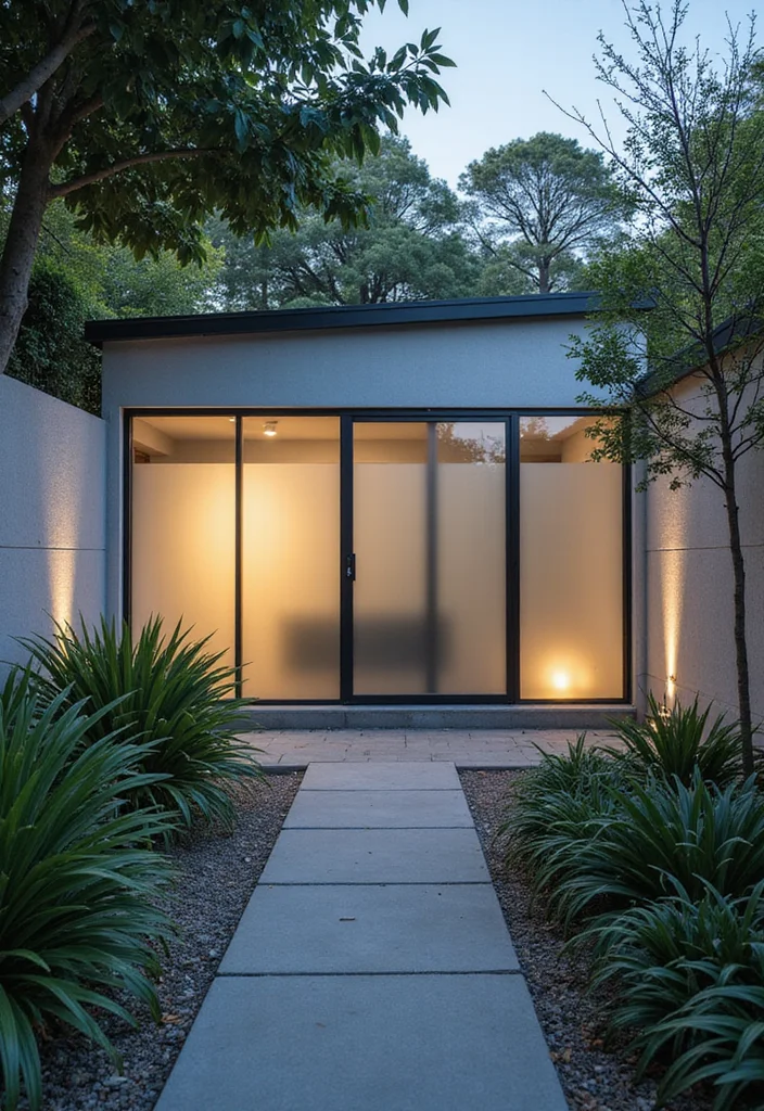 10 Fence Screening Ideas for Shade Privacy and Texture 45 10 Fence Screening Ideas for Shade Privacy and Texture - 5. Frosted Glass Panels