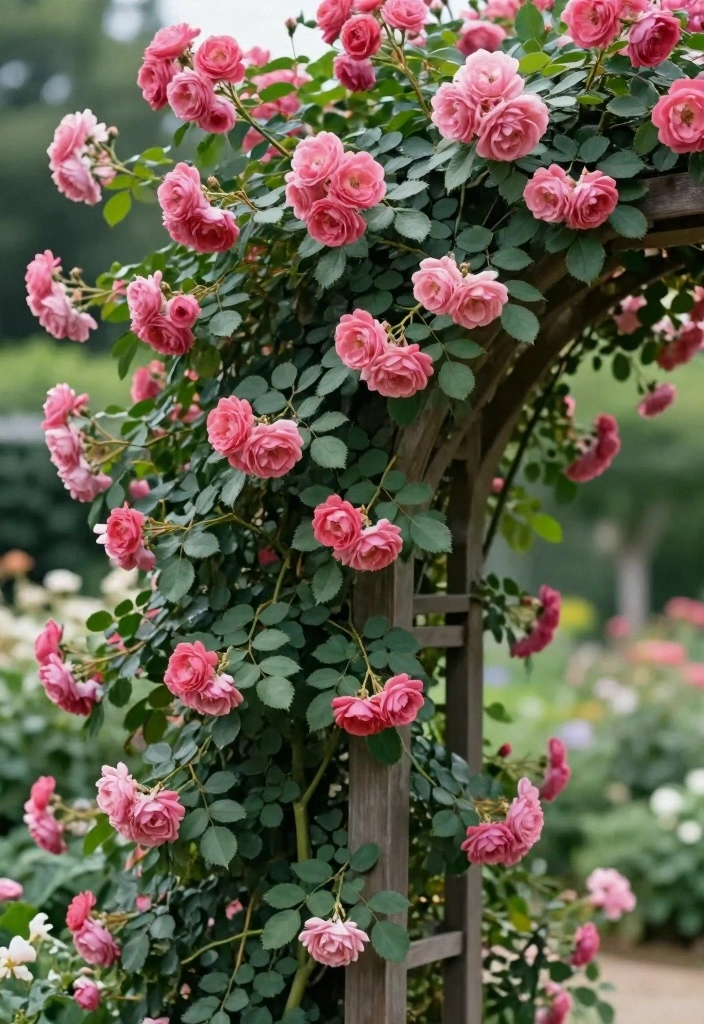 10 Fence Screening Ideas for Shade Privacy and Texture 67 10 Fence Screening Ideas for Shade Privacy and Texture - 7. Trellis with Climbing Roses