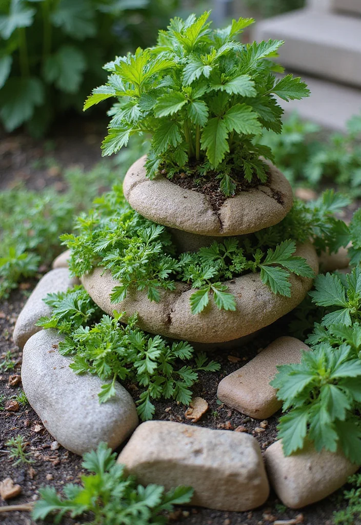 10 Front Yard Cheap Landscaping Ideas That Still Look Great 1 10 Front Yard Cheap Landscaping Ideas That Still Look Great - 1. Herb Spiral Garden