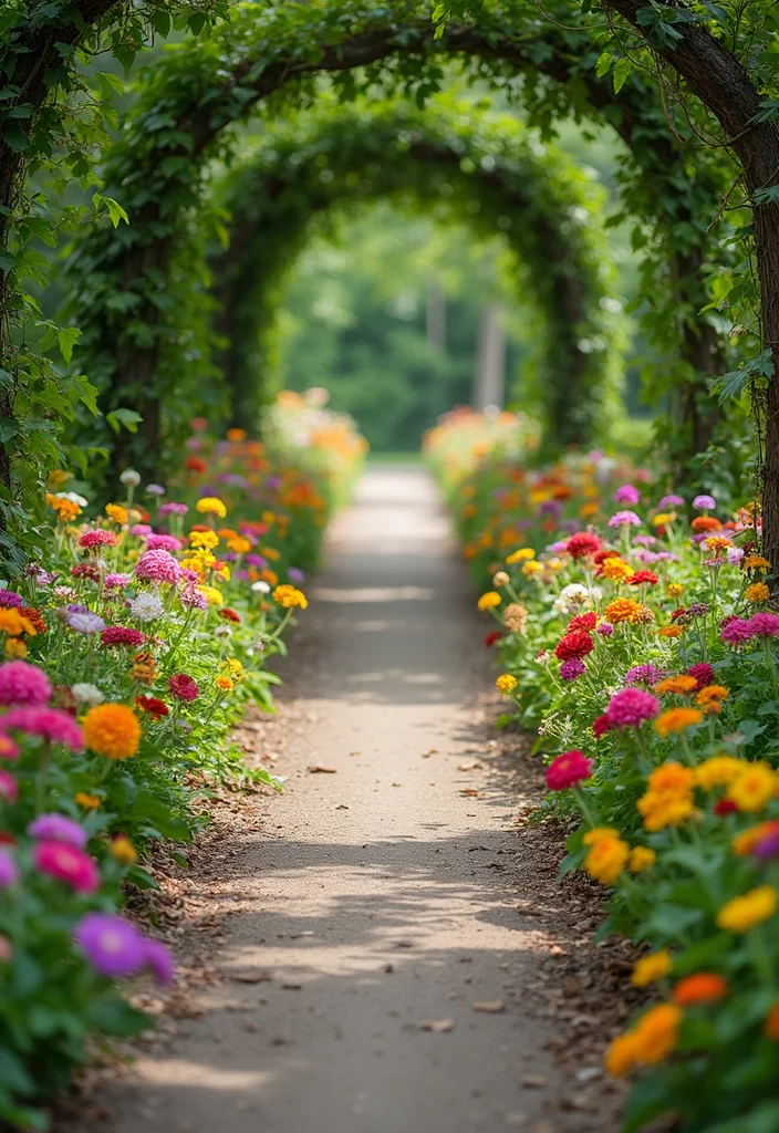 10 Front Yard Cheap Landscaping Ideas That Still Look Great 23 10 Front Yard Cheap Landscaping Ideas That Still Look Great - 3. Pathway of Edible Flowers