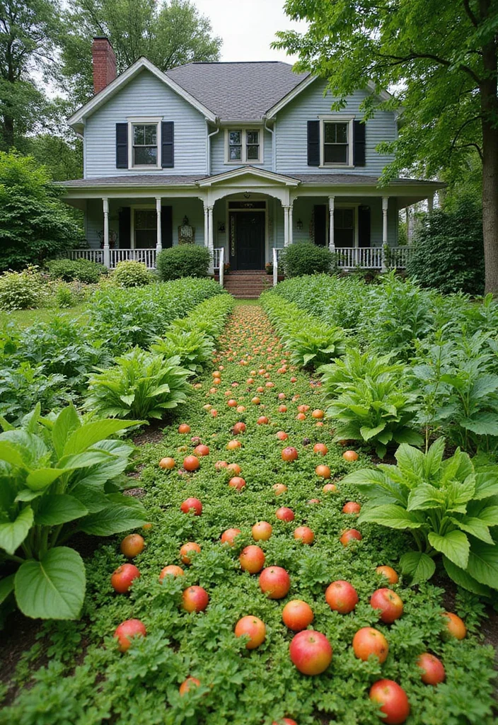 10 Front Yard Cheap Landscaping Ideas That Still Look Great 89 10 Front Yard Cheap Landscaping Ideas That Still Look Great - 9. Edible Ground Covers