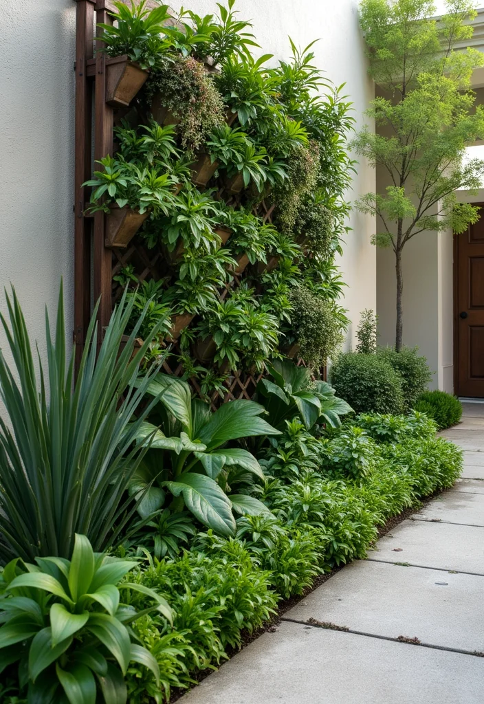 10 Front Yard Desert Landscaping Ideas With Drought Smart Style 78 10 Front Yard Desert Landscaping Ideas With Drought Smart Style - 8. Vertical Gardens