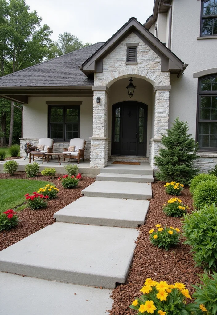 10 Front Yard Mulch Ideas for Tidy and Low Care Landscaping - 10. Composite Mulch