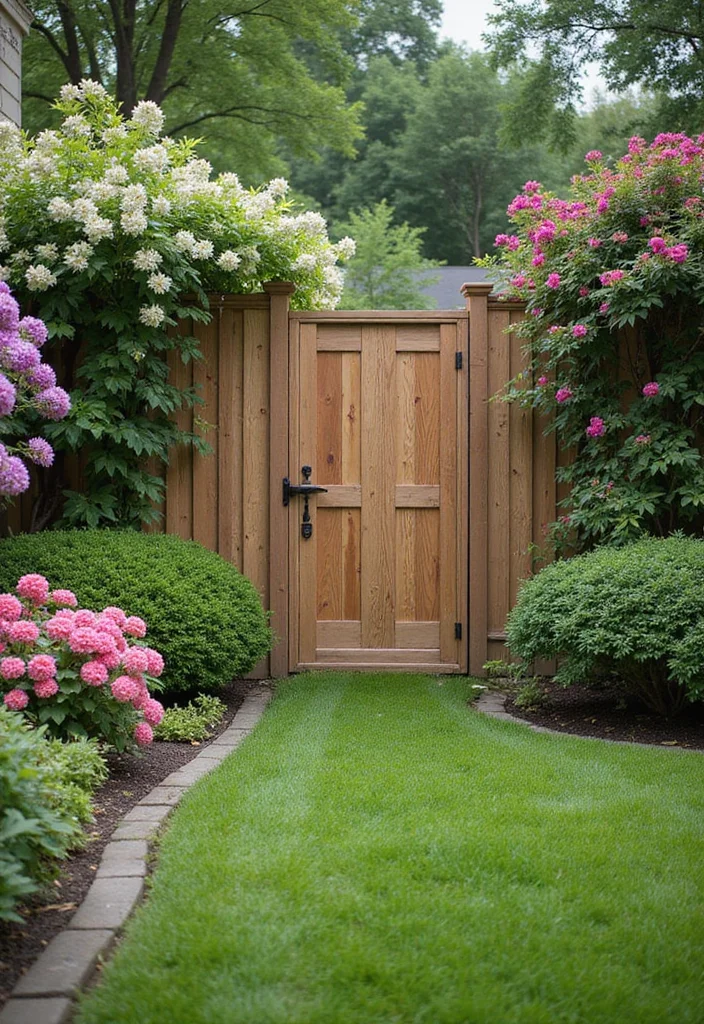 10 Garden Fence Ideas That Blend Function and Style 1 10 Garden Fence Ideas That Blend Function and Style - 1. The Classic Wooden Barrier