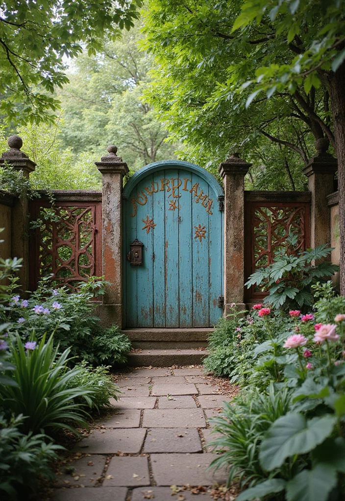 10 Garden Fence Ideas That Blend Function and Style 23 10 Garden Fence Ideas That Blend Function and Style - 3. Decorative Garden Fences