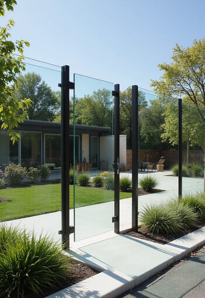 10 Garden Fence Ideas That Blend Function and Style 34 10 Garden Fence Ideas That Blend Function and Style - 4. Modern Fencing Solutions