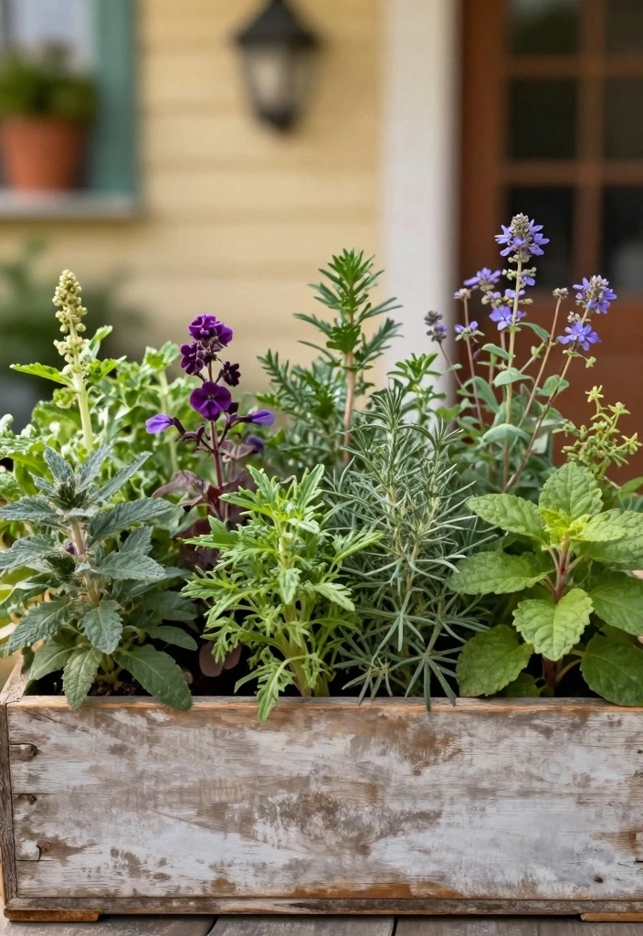 10 Herb Planter Ideas for Fresh Flavors in Small Spaces - 8. Herb Boxes and Crates
