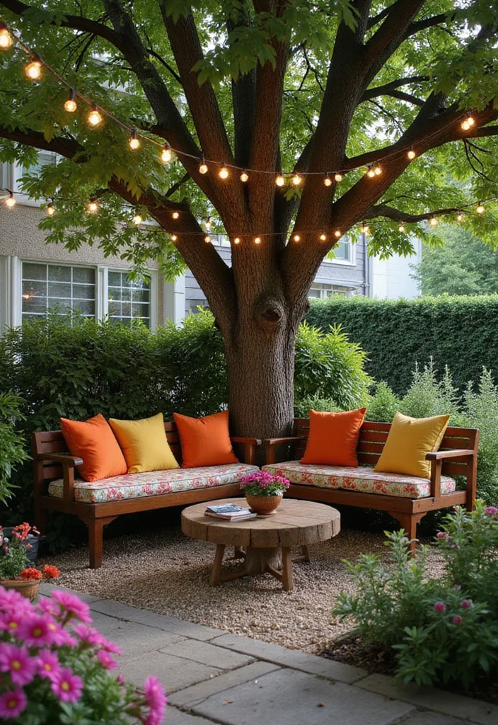 10 Landscape Ideas Around a Tree for a Clean and Polished Look 12 10 Landscape Ideas Around a Tree for a Clean and Polished Look - 2. Install a Tree Surround with Seating