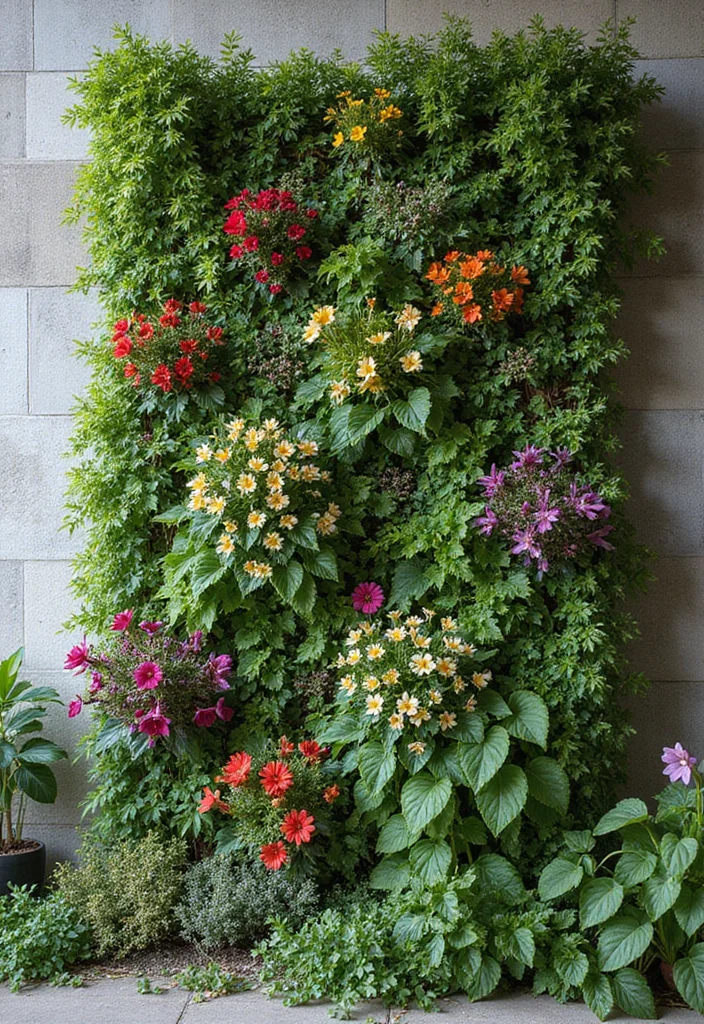 10 Smart Slope Landscape Ideas for an Easy and Attractive Yard - 8. Vertical Gardens