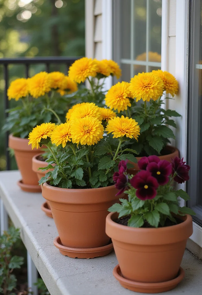 12 Fall Planter Ideas With Simple Seasonal Color - 2. Terracotta Harmony