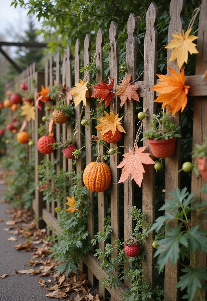 12 Fence Landscaping Ideas That Soften and Frame Your Yard - 12. Seasonal Decor Changes