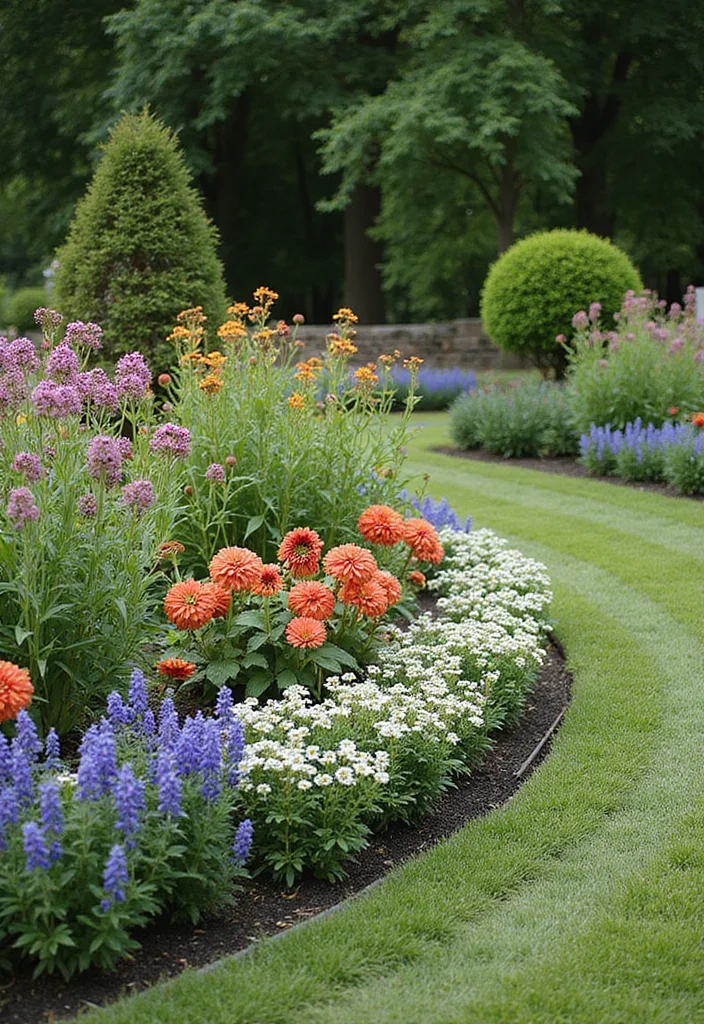 12 Flower Bed Edging Ideas for Crisp Defined Borders 34 12 Flower Bed Edging Ideas for Crisp Defined Borders - 4. Metal Edging