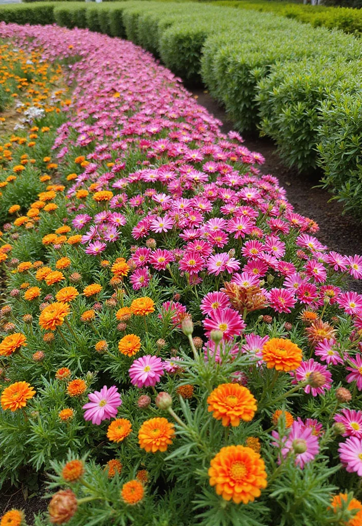 12 Flower Bed Edging Ideas for Crisp Defined Borders 67 12 Flower Bed Edging Ideas for Crisp Defined Borders - 7. Living Edging with Low Plants