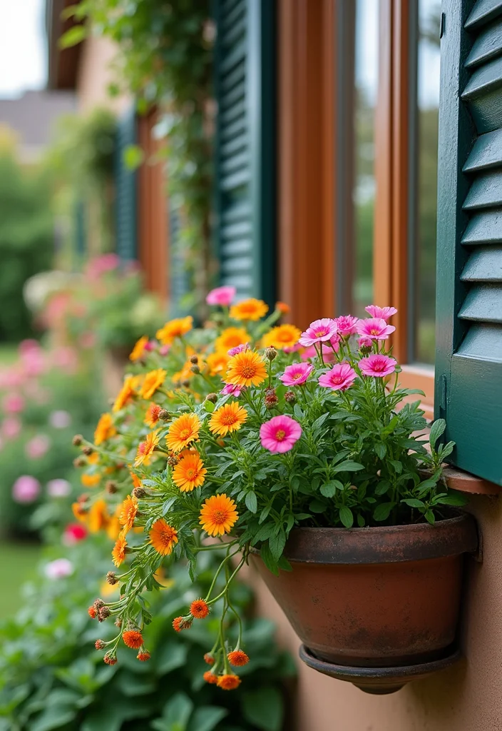 12 Flower Garden Bed Ideas That Beginners Can Design Easily 23 12 Flower Garden Bed Ideas That Beginners Can Design Easily - 3. Window Box Gardens