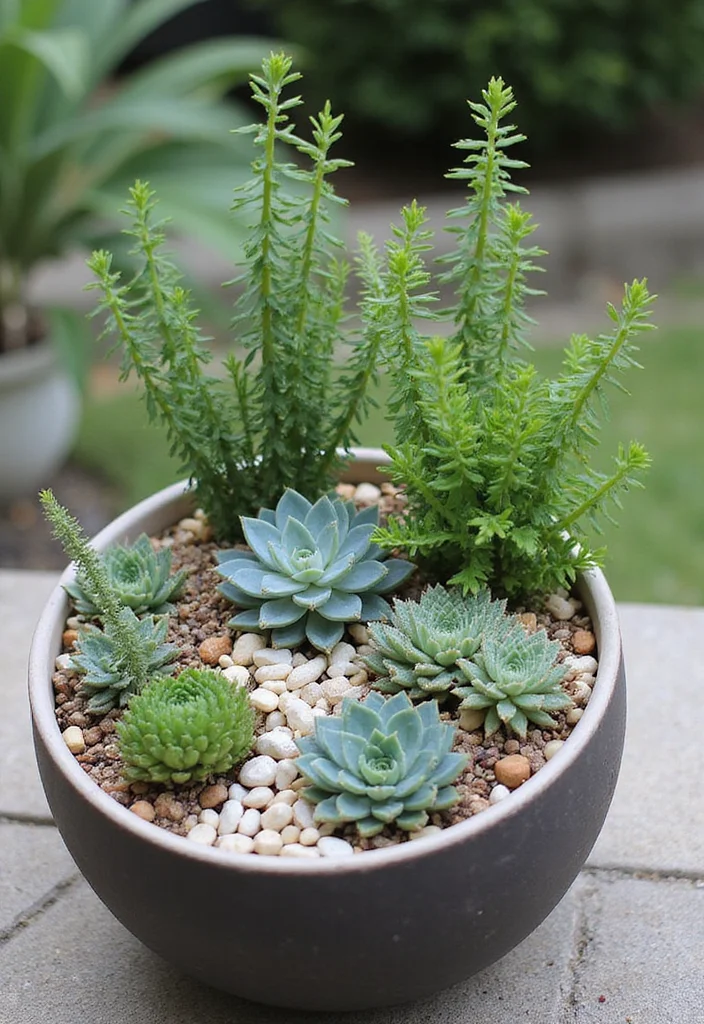 12 Flower Garden Bed Ideas That Beginners Can Design Easily 56 12 Flower Garden Bed Ideas That Beginners Can Design Easily - 6. Low-Maintenance Succulent Displays