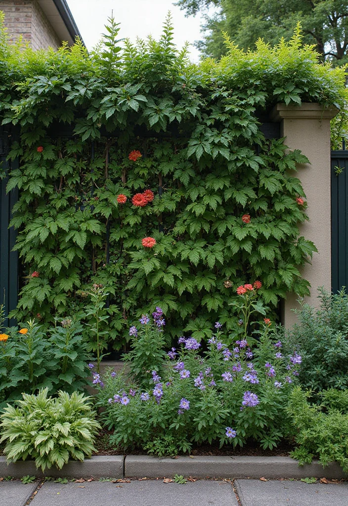 12 Front Yard Landscaping Ideas That Improve Curb Appeal 45 12 Front Yard Landscaping Ideas That Improve Curb Appeal - 5. Vertical Gardens