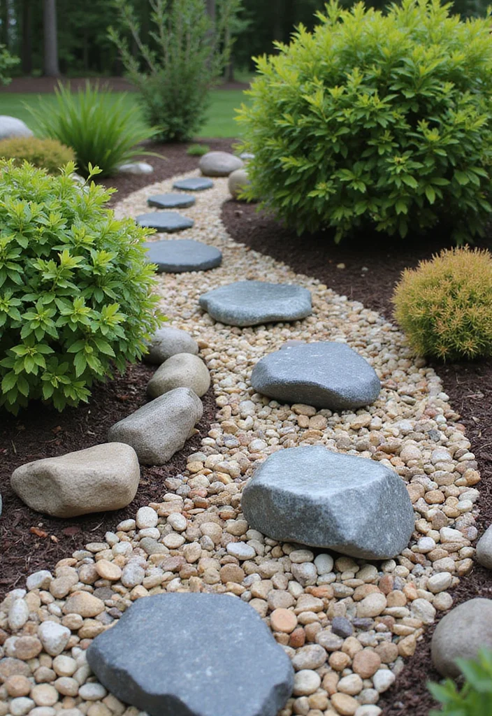 12 Front Yard Rock Landscaping Ideas With Simple Upkeep 122 12 Front Yard Rock Landscaping Ideas With Simple Upkeep - 12. Seasonal Rock Displays