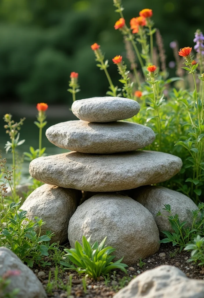 12 Front Yard Rock Landscaping Ideas With Simple Upkeep 56 12 Front Yard Rock Landscaping Ideas With Simple Upkeep - 6. Rock Piles for Wildlife