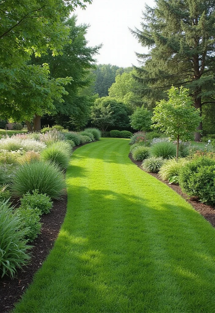 12 Landscape Ideas for Big Backyard Spaces With Practical Style 100 12 Landscape Ideas for Big Backyard Spaces With Practical Style - 10. Sustainable Lawn Alternatives