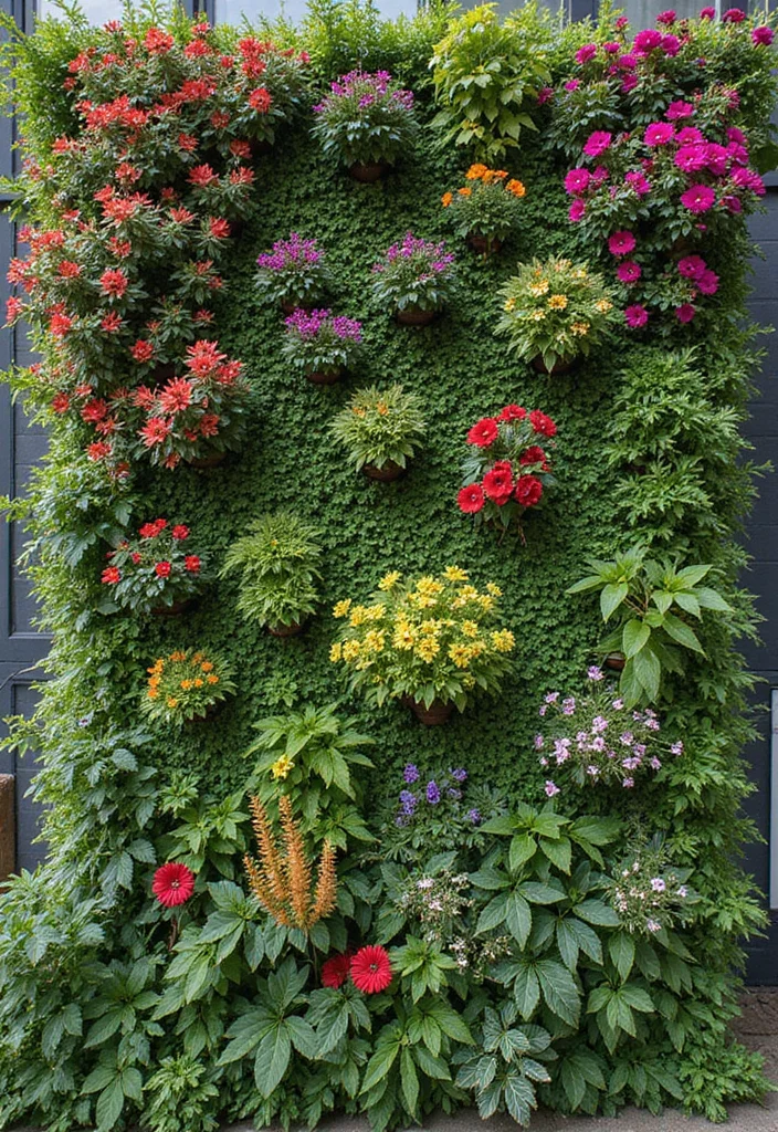 12 Landscape Ideas for Big Backyard Spaces With Practical Style 67 12 Landscape Ideas for Big Backyard Spaces With Practical Style - 7. Vertical Gardens