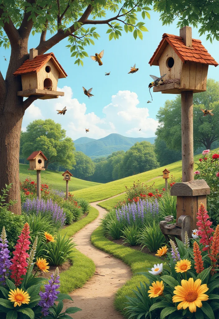 12 Landscape Ideas for Big Backyard Spaces With Practical Style 78 12 Landscape Ideas for Big Backyard Spaces With Practical Style - 8. Wildlife-Friendly Spaces