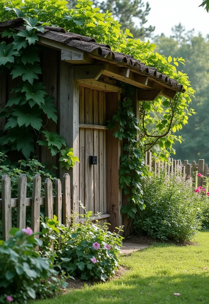 12 Landscaping Ideas Farmhouse Style for a Warm Welcoming Look 67 12 Landscaping Ideas Farmhouse Style for a Warm Welcoming Look - 7. Rustic Fencing