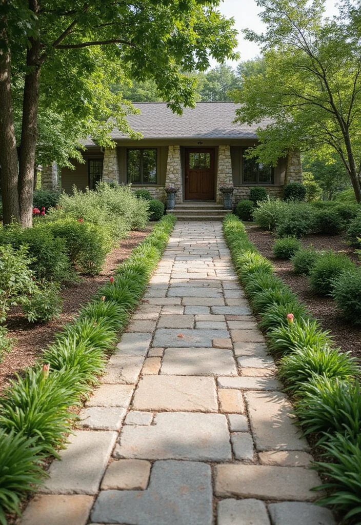 12 Landscaping Ideas for Ranch Style Homes That Refresh Curb Appeal 34 12 Landscaping Ideas for Ranch Style Homes That Refresh Curb Appeal - 4. Pathways and Walkways