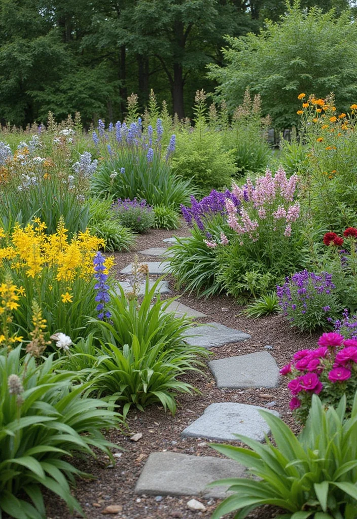 12 Landscaping Ideas for Ranch Style Homes That Refresh Curb Appeal 78 12 Landscaping Ideas for Ranch Style Homes That Refresh Curb Appeal - 8. Rain Gardens