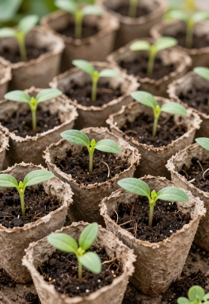 12 Large Outdoor Planter Ideas That Make a Bold Statement - 9. Biodegradable Planters