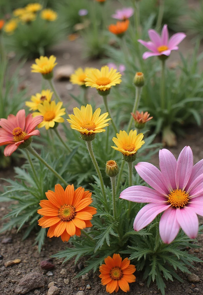 12 Raised Bed Flower Garden Ideas for Easier Planting 111 12 Raised Bed Flower Garden Ideas for Easier Planting - 11. Drought-Resistant Flower Gardens